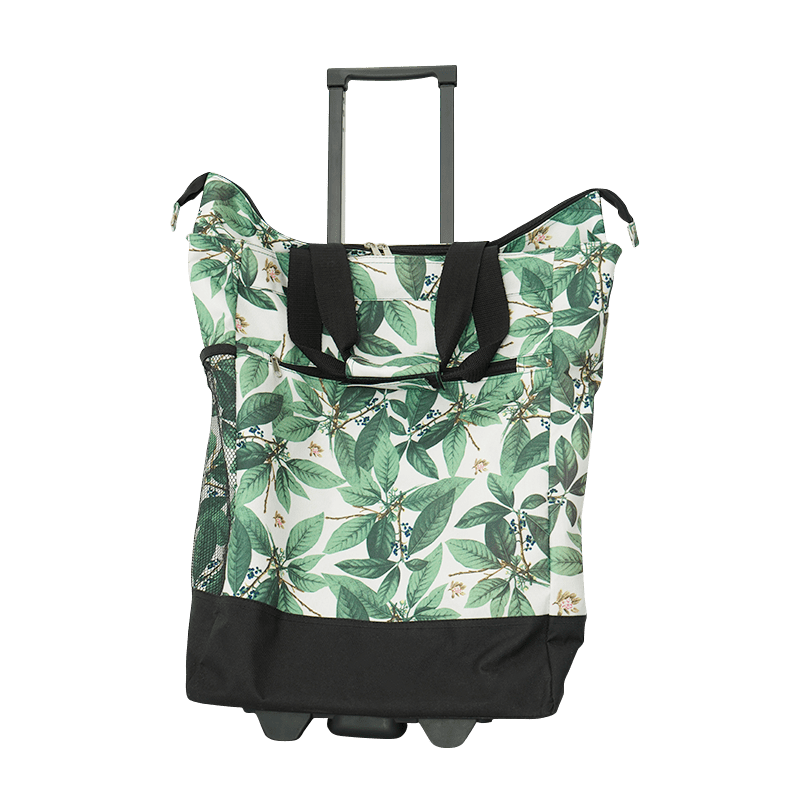 Bolso shopping trolley de tela con estampado 900D XJ-TF031