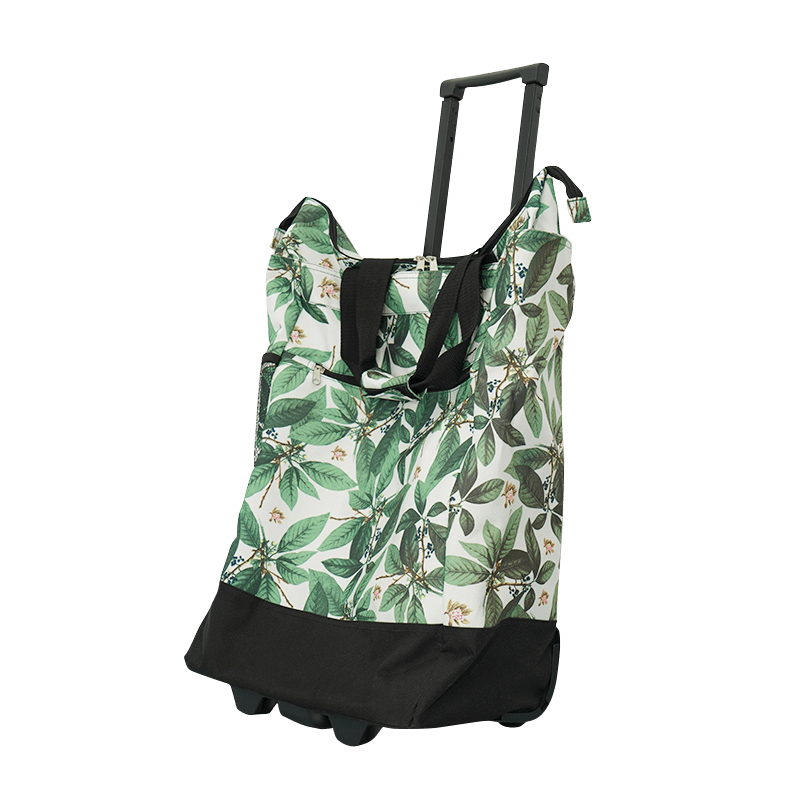 Bolso shopping trolley de tela con estampado 900D XJ-TF031