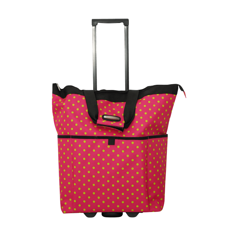 Bolsa de compras trolley de tela estampada 600D XJ-TF031