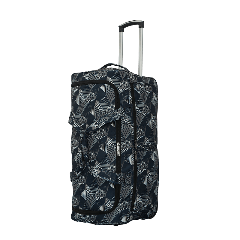 Bolsa trolley de tubo de hierro plateado con varilla exterior XJ-TB307