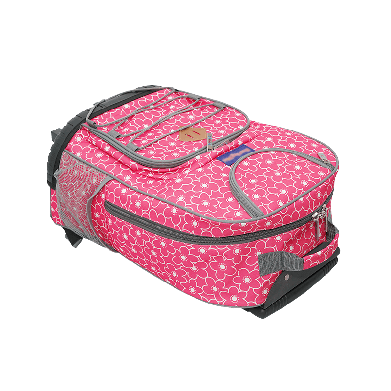 Mochila con carrito de material jacquard 600D