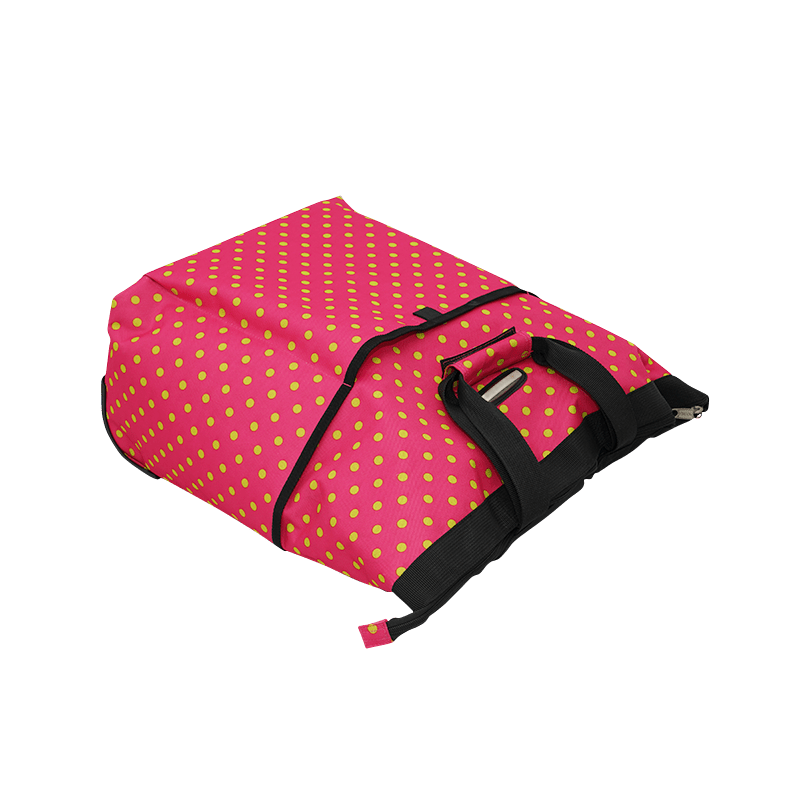 Bolsa de compras trolley de tela estampada 600D XJ-TF031